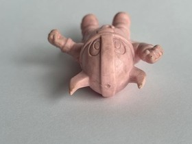 Mighty Bomb Jack Tecmo PVC Eraser Figure 6cm Vintage 80s Famicom