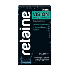 OCuSOFT Retaine Vision AREDS2 Supplement 120 Soft Gel Capsules In a Bottle