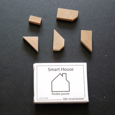 Pocket Puzzle, Holz Pocket Brainteaser ''Smart House''