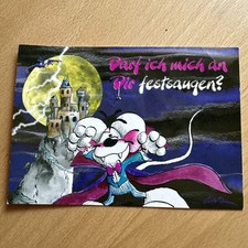Diddl - Postkarte - K&auml;seblatt - hat einige Gebrauchsspuren -