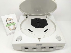 Dreamcast Console white HKT-3000 w/Visual Memory Language Japanese Tested 0227F