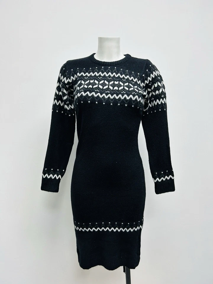 Ex Isle Essentials Long Sleeve Lightweight Knit Jumper Dress Size 12 14 16 18 20 - Image 2 of 4