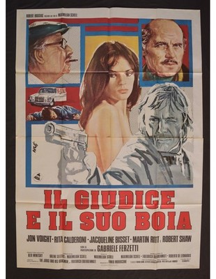 Poster Die Richter E Die Sein Henker Voight Calderoni Bisset Shaw Halten A462