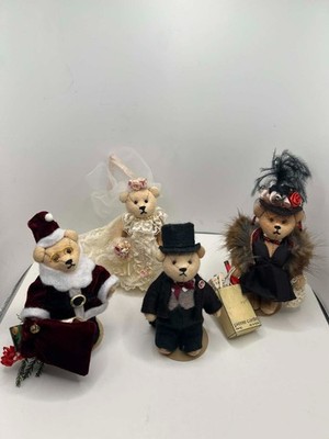 1980's  Marilyn Wade Mama's Babies by Karen s Vintage Kollections Bears Set of 4