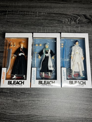 #ad Mcfarlane Toys Bleach Thousand Year Blood War Ichigo Toshiro amp; Uryu Lot of 3 $36.09