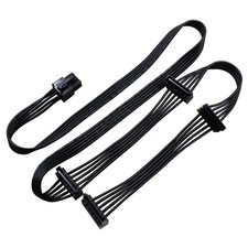 6 PIN to 4x Sata Driver Power Cable For EVGA SuperNova