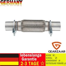 Edelstahl Flexrohr Auspuff 45x150x270 mm für Skoda Fabia 2 542 Seat Ibiza 3 6L