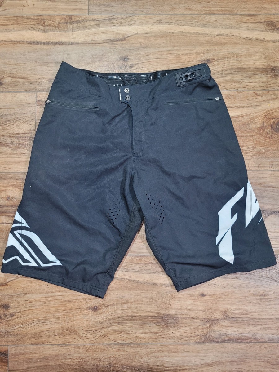Fly Racing Radium Shorts 34 Black White Vented