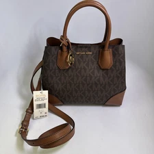 Michael Kors Mercer Small Center Zip Satchel Purse Tote Shoulder Bag New W/ Tags