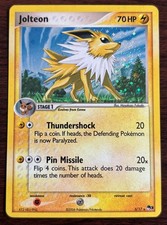 Jolteon - 3/17 - SWIRL Holo Rare Pokemon 2006 HP70