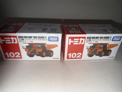 2Takara Tomy Tomica #102 Hitachi Rigid Dump Truck EH3500AC II 1/185 Scale NEW!!