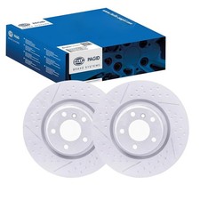2x HELLA Pagid Disques Ø345mm Arrière Convient pour BMW 1 2 3 4 65147PRO_ HC