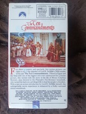 The Ten Commandments (VHS, 1998, 2-Tape Set, Widescreen)