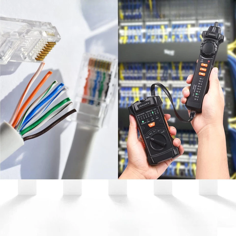 Cable Tracker Tester per cavi di rete RJ11 RJ45 Tracciabilità e rilevamento - Immagine 4 di 4