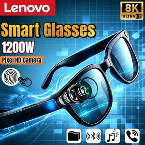 AI Smart Glasses 8K Camera Voice Assistant Bluetooth Touch