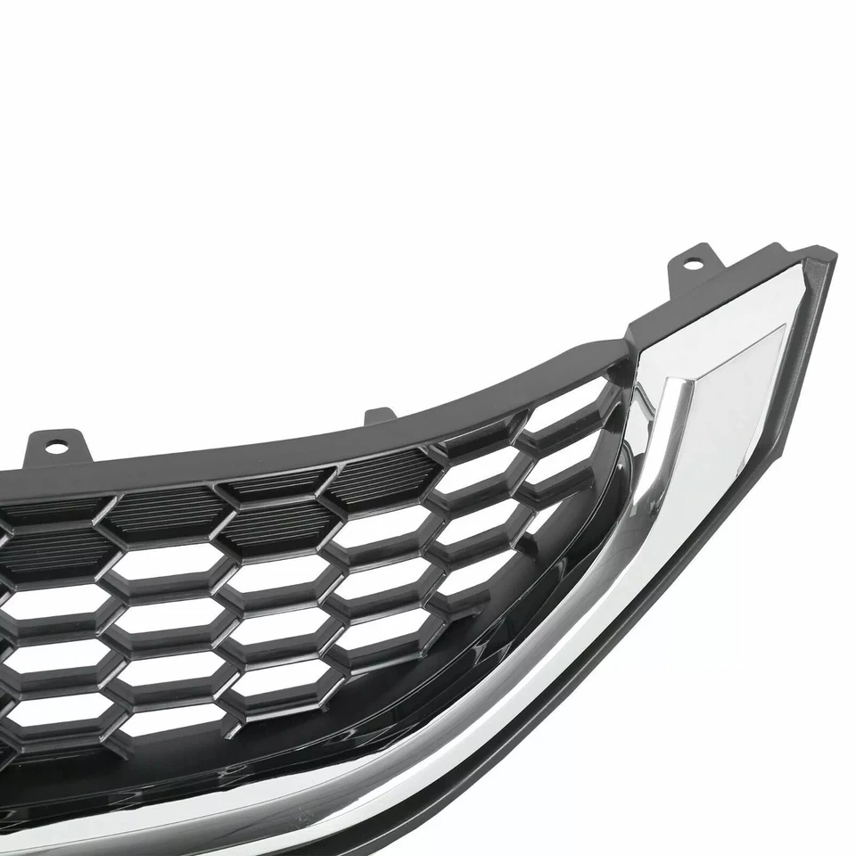 For 2013 2014 2015 Honda Civic Sedan Front Bumper Upper Grille W/Chrome Trim Foto 3 de 4