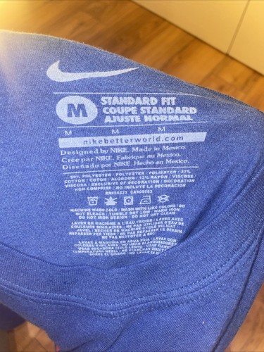 Vintage Nike Chicago Cubs Baseball Blue Shirt Size Medium - Picture 7 of 7