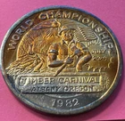1982 ALBANY OREGON TIMBER CARNIVAL 1 ONE TROY OUNCE 999 SILVER ROUND #1659
