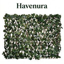 Artificial Maple Leaf Trellis Fence Expandable Privacy Screen Garden Hedge 1x2m