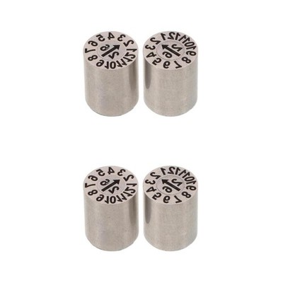 2 Pack Datums- Und Nummernstempel Runder Mit Datumsstempel Aus Metall