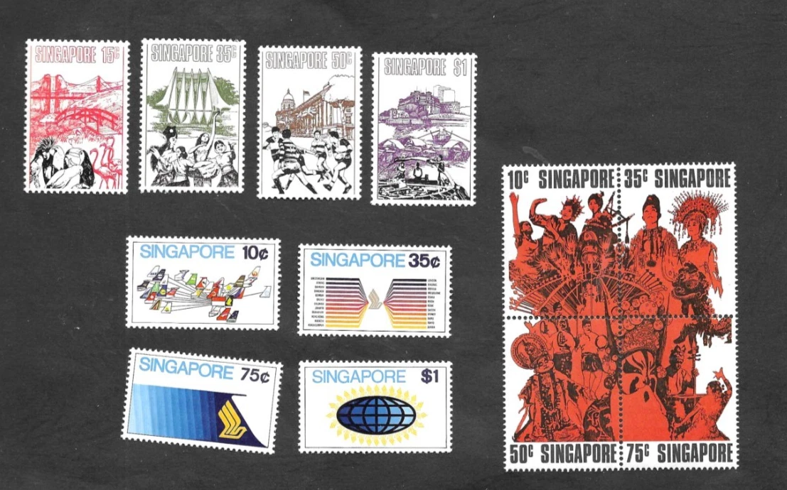 完好未铰边/全新邮票新加坡邮票(1963-现在) | eBay