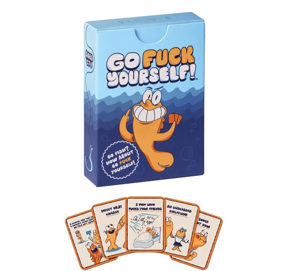 Go Fuc Yourself The Adult Go Fish Game You've Always Wanted Hilarious Card Game - image 3 of 4