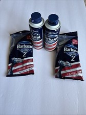 Barbasol Original Thick Rich Shaving Cream 5.Oz Pack of 2 With 8 Razors