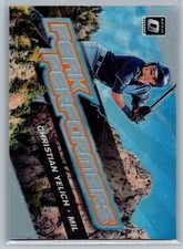 2019 Donruss Optic #PP-2 Christian Yelich Peak Performers Holo