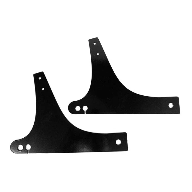 Westland Sissybar Plaques Latérales Noir, pour Harley-Davidson Dyna 91-17 - Photo 1/1
