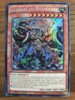 Yu-Gi-Oh! MP14-DE158 Grandmarg der Megamonarch Secret Rare NM 1st Ed