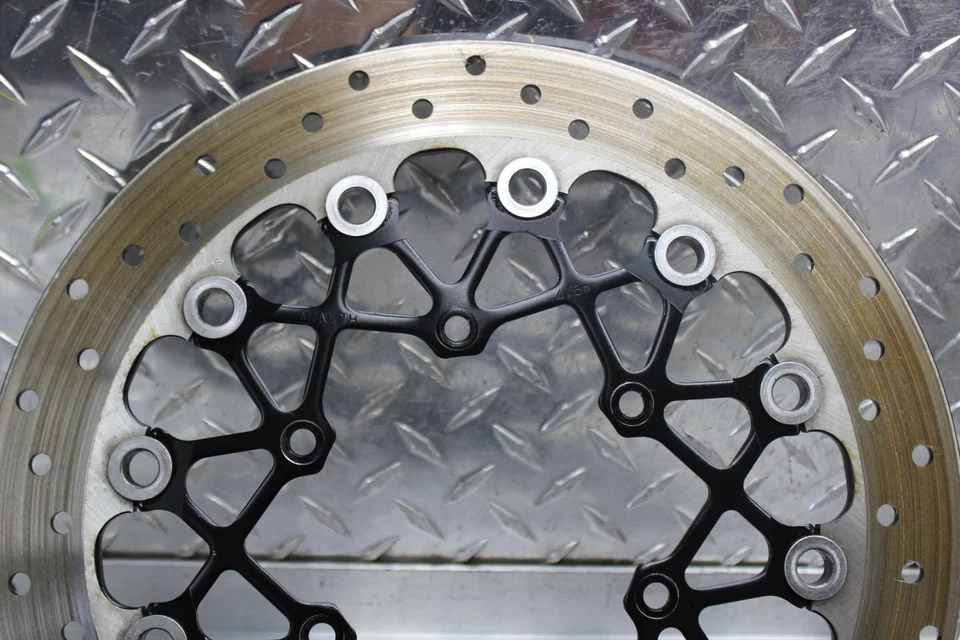 2003 SUZUKI SV650 REAR/FRONT LEFT RIGHT BRAKE ROTORS RR4.78MM FL5.01MM FR4.93MM - Image 2 of 4