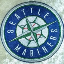 Seattle Mariners 3.5" Iron /Sew On Embroidered Patch~ Free Tracking!