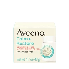 Aveeno Calm + Restore Redness Relief Cream, Face Moisturizer, 1.7 oz..
