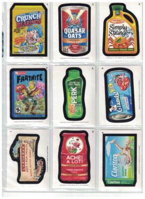2024 Wacky Packages ALL NEW SERIES COMPLETE PUZZLE BACK SET OF 51