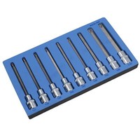 "Torx / Stern Bit StecknüSse 1/2\" Antrieb 9Tlg T27 - T70 Tief Von Bergen AT828"