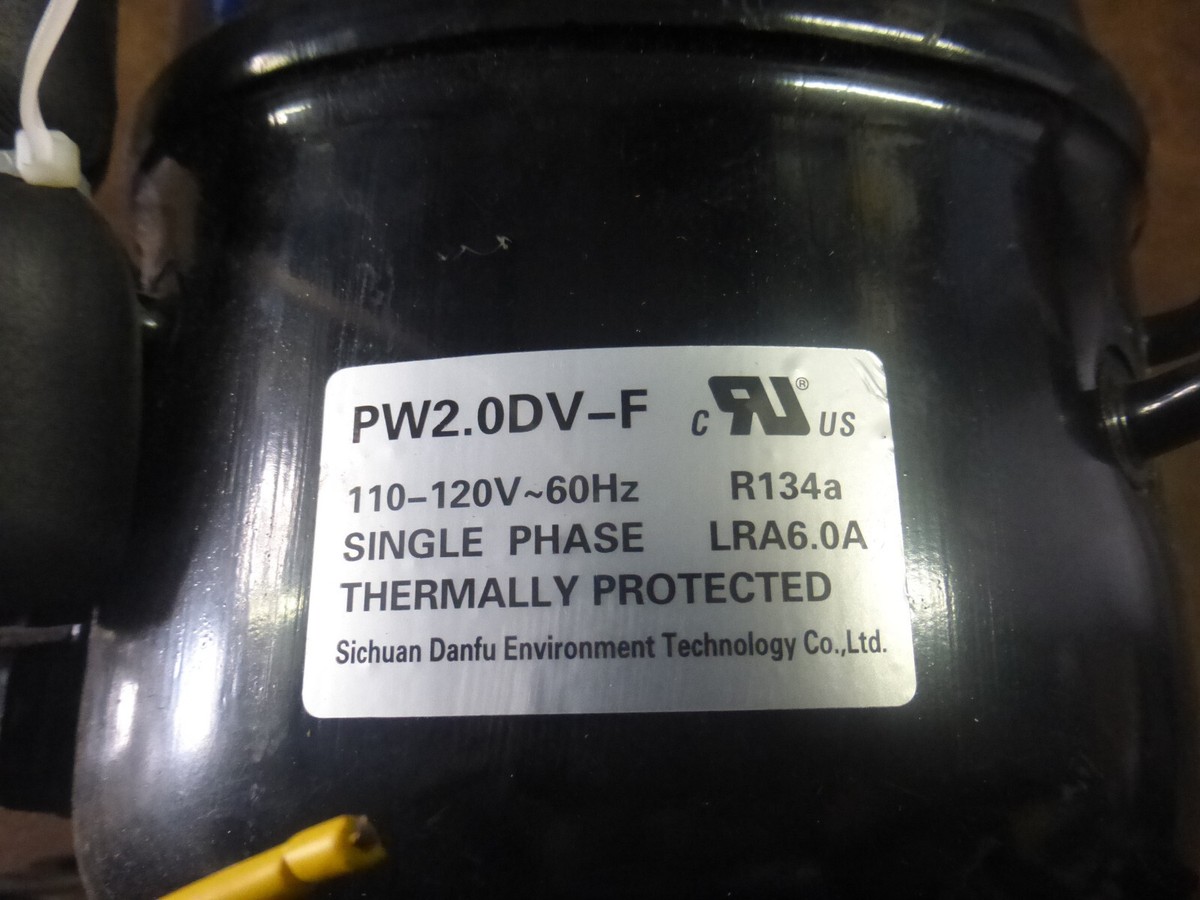 PW2.0DV-F 110-120V~60Hz Lock Rotor Current: 6A Thermally Protected