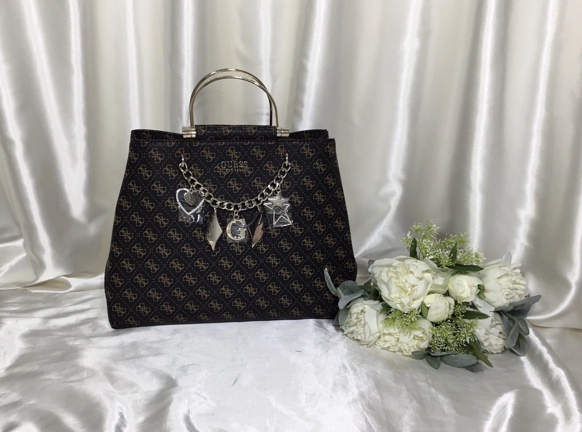 Guess affair signature top handle tote discount