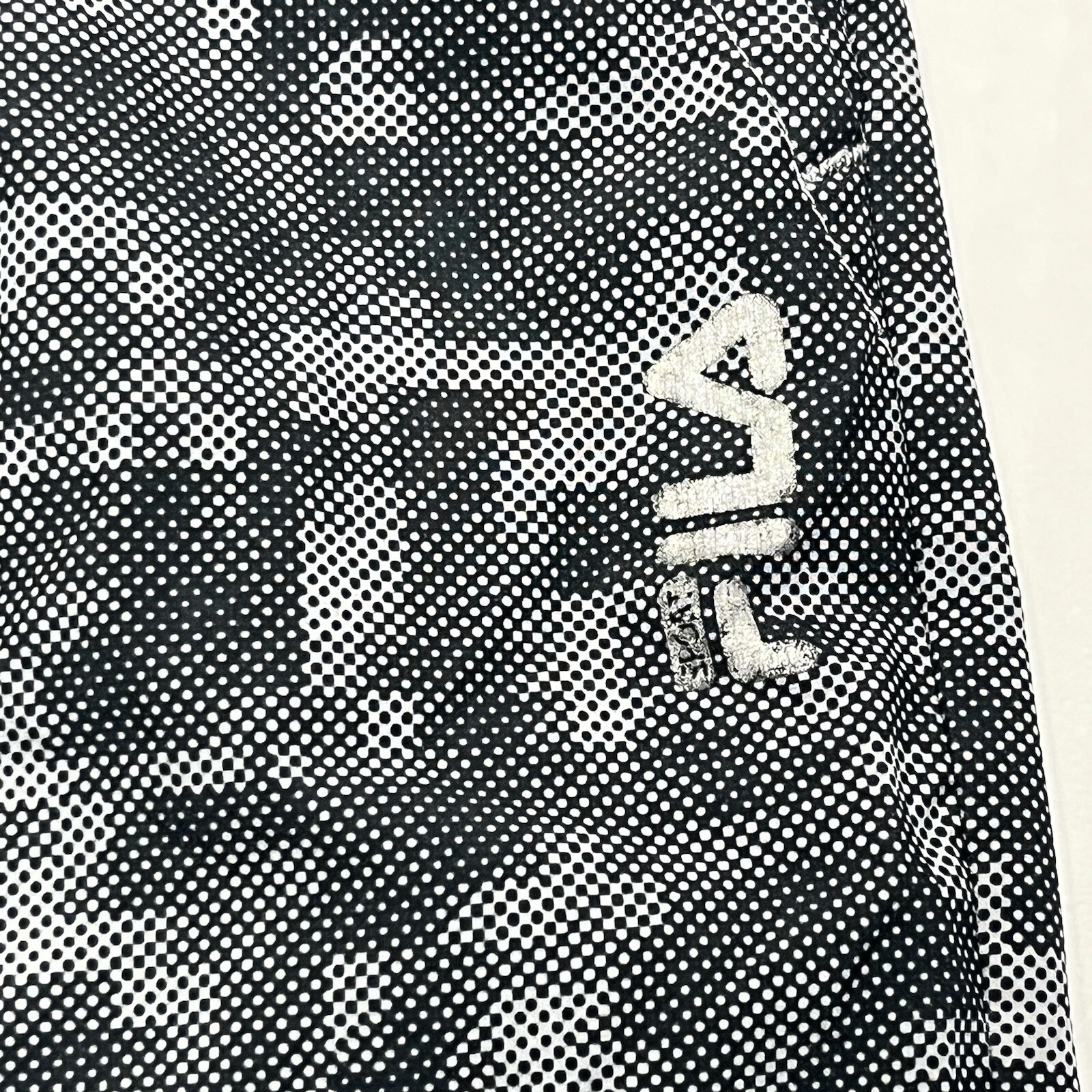 Pantaloncini sportivi Fila Sport Live In Motion corsa uomo grandi grigi Geo Hole coscia