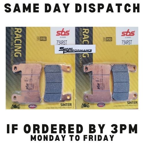 SBS Race Sinter Front Brake Pads Honda CBR600 F4 / Sport 1999 to 2004 2005 2006