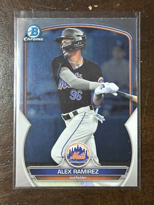 2023 Bowman Draft Alex Ramirez Chrome Prospect #BDC-17 New York Mets