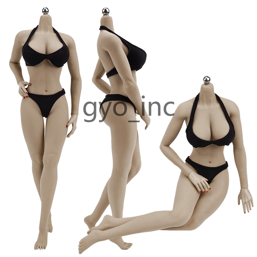JIAOU DOLL 1/6 Seamless XXL Max Bust Female Body Figure 12'' for Phicen