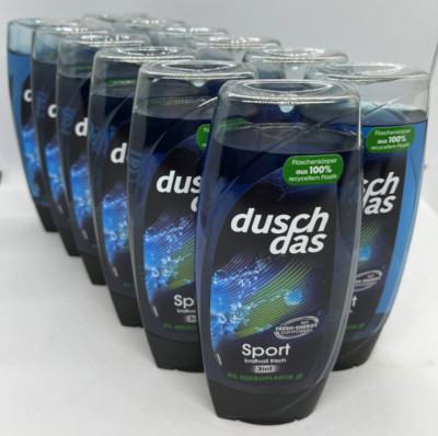 (10,37 /1 Liter) Duschdas Dusch das Sport 12 x 225 ml Shampoo & Duschgel 3-In-1