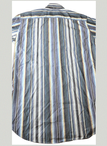 ETRO Milano Mens Dress Shirt 38 S Striped Italy Luxury Brand Long Sleeve - Picture 3 of 7