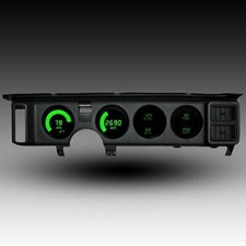 1982-1990 Firebird LED Direct Replacement Gauge Cluster, Green LEDs Made in USA