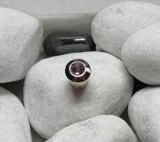 Charlotte 21 Miniköpfchen Amethyst 4mm Silber 925 3mm Halshöhe Ehinger Schwarz