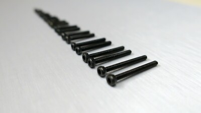 Schwarze Phono Schrauben Set M2 for Hex Key für Thorens TP Headshells