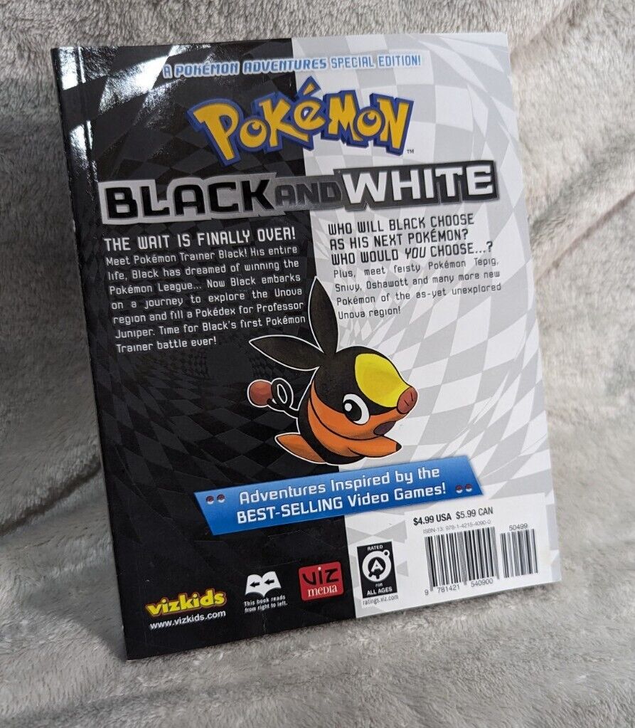 Pokemon Snivy Tepig Oshawott Black White Game Art Folio sheet