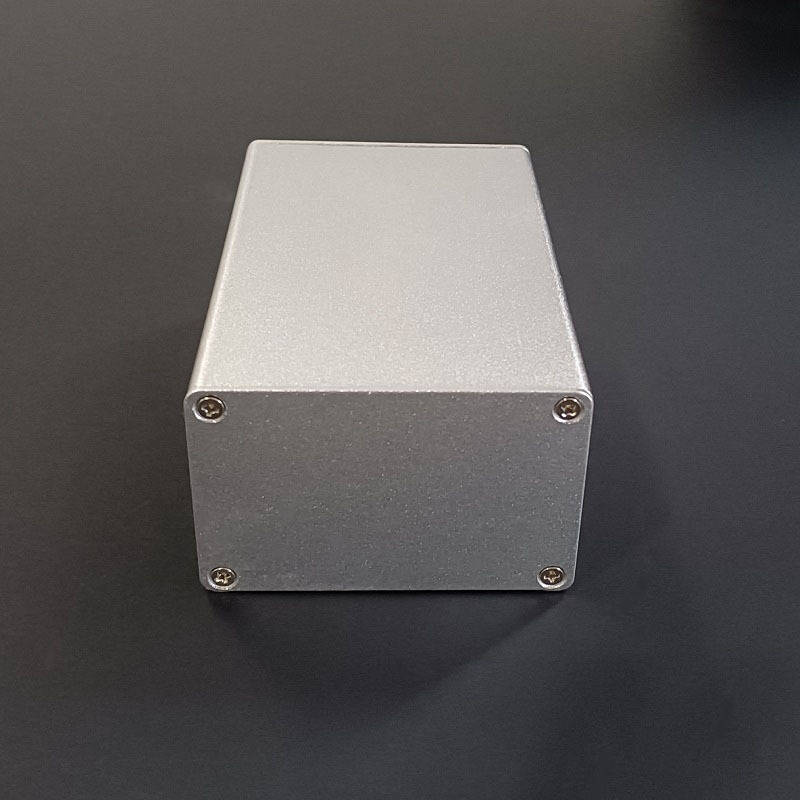 Aluminiumgehäuse 100x105x55mm – Schwarze Alubox, Leer, Mit Seitenabdeckungen – Für Elektronik, Netzteil, PCB-Projekte