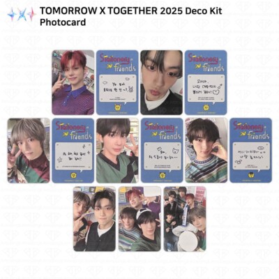 TXT 2025 Deco Kit Benefit Ticket Photocard Sticker