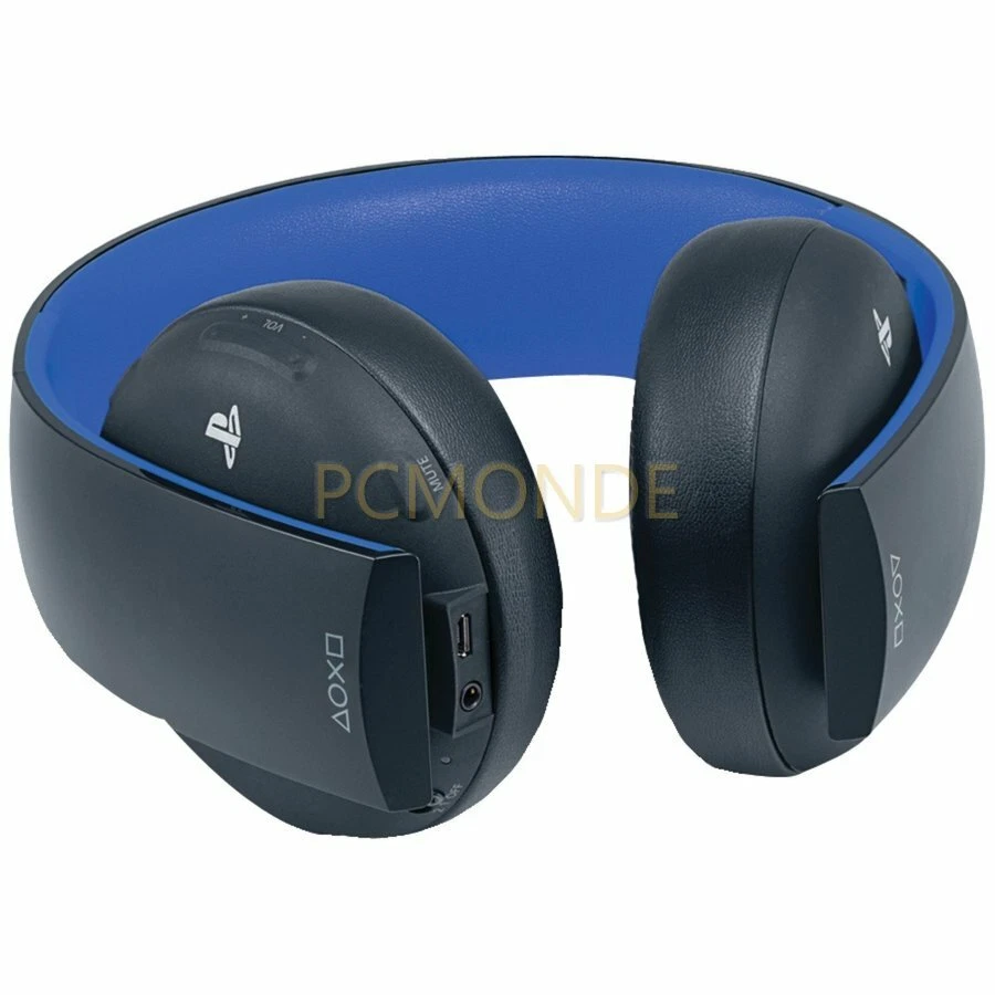 Boxed Sony PlayStation Gold Wireless Stereo Headset Jet Black 261036022